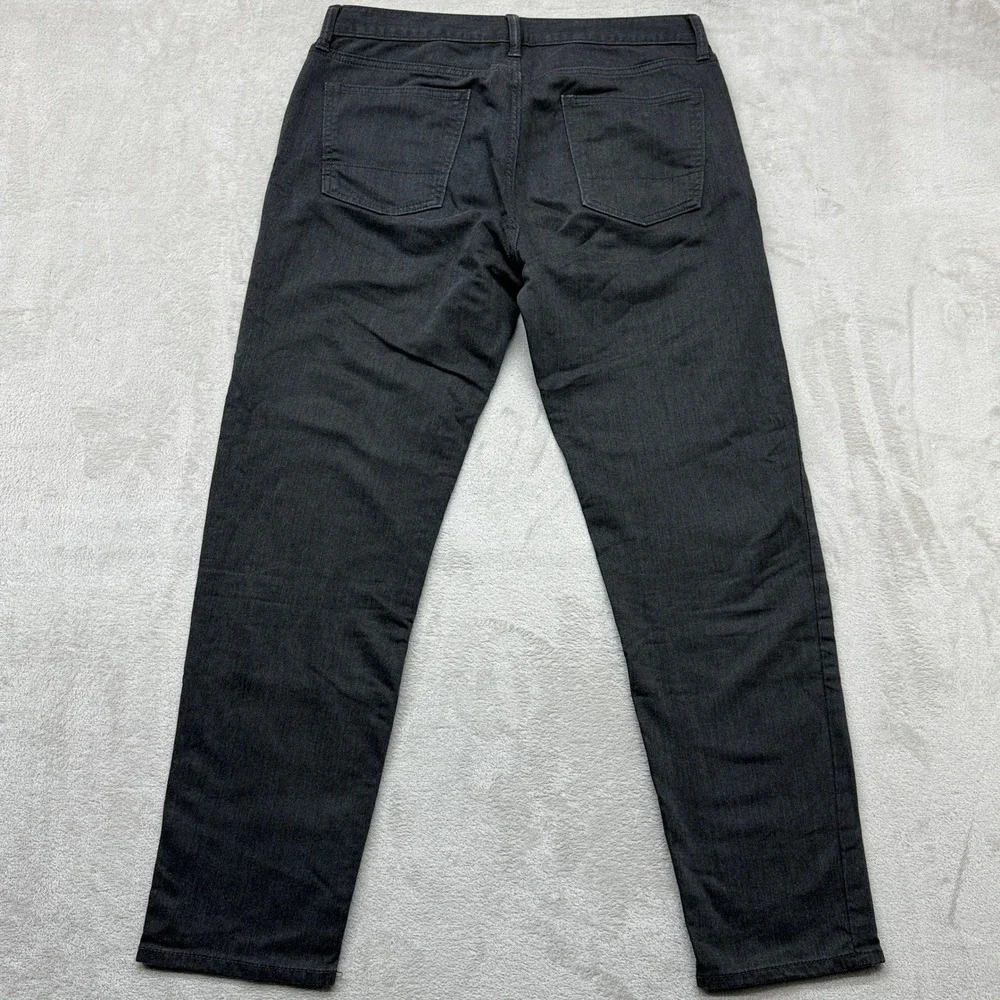 Banana‎ Republic Travel Jean Mens 33x32 Charcoal Gray Athletic Fit Stretch Denim